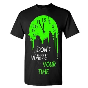 Camiseta Do Not Waste Time Estilo Reloj Camiseta Waste Time Camiseta - Imagen 1 de 7