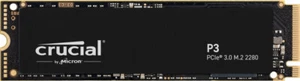 Crucial P3 4 TB M.2 PCI Express 3.0 NVMe 3D NAND - CT4000P3SSD8 - Afbeelding 1 van 4