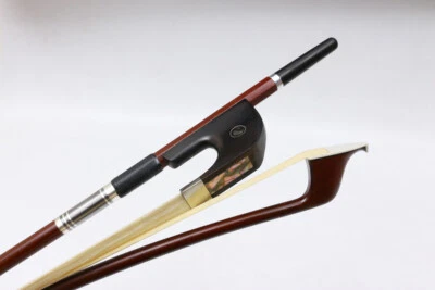 New 3/4 Double Bass Bow High Quality German Style Bows Natural Bow Hair - Image 1 of 4