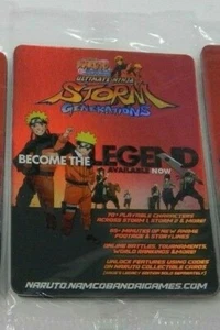 Tarjetas coleccionables Naruto Ultimate Ninja Storm Generations CCG 2012 paquete SDCC SELLADO - Imagen 1 de 2