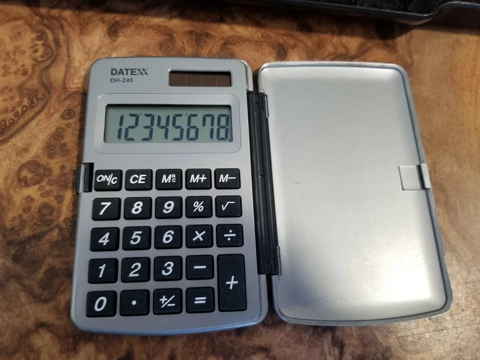   Vintage Datexx DH-DH-245 Solar Calculator  - Image 1 of 2