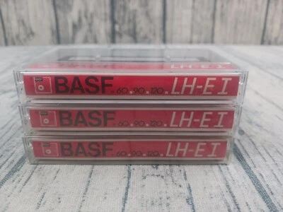 Lot of (3) BASF LH-EI 90 Cassette Tapes Type I - Pre-recorded  - Image 1 of 4