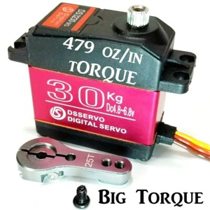 RCP RCServos 30KG SERVO METAL GEARS & ALUMINUM ARM BIG TORQUE - Picture 1 of 24