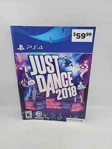 Just Dance 2018 Ps4 solo scatola da esposizione opera d'arte - Foto 1 di 3
