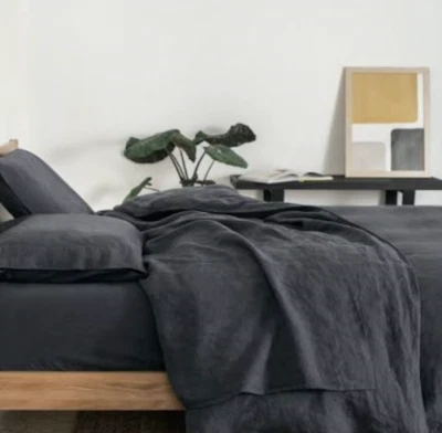 Cubierta nórdica completa/reina SHAM de granero de cerámica a rayas REY pájaros vida marina costera Foto 1 de 3