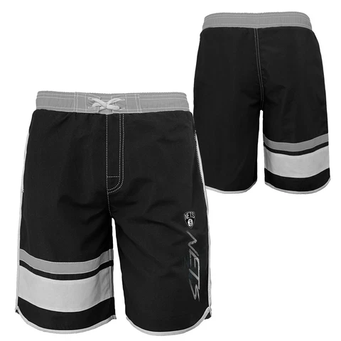 Outerstuff NBA Youth Boys (8-20) Brooklyn Nets Color Block Swim Trunks Cover