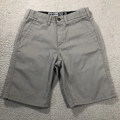 Pantalones Cortos Chinos Free World Para Hombre 28 Bolsillos Gris 10" Foto 1 de 4