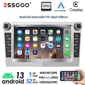Per Opel Astra H Meriva Corsa C D Android 13 Carplay Autoradio GPS RDS WIFI 32GB - Foto 1 di 14