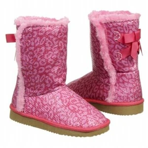 ZODIAC AMERICAN ORIGINAL *LIL CHARLIE* PINK GLITTER BOOTS  SIZE TODDLER 6 M - Picture 1 of 8