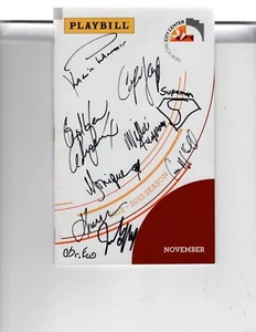 COTTON CLUB PARADE Signed Broadway Playbill HENRY & Jackson Nov 2012 10 autos - Picture 1 of 2