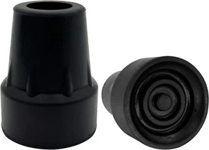 Replacement Cane Tips, 3/4 Inch, Black. - Picture 1 of 12