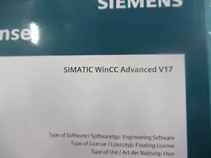 Siemens SIMATIC WinCC Advanced V17 6AV2102-0AA07-0AA - Zdjęcie 1 z 3