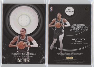 2021-22 Panini Noir Dish Night Memorabilia /75 Dejounte Murray #DNM-DJM