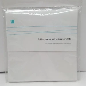 Lifestyle Crafts Letterpress Adhesive Sheets Includes 20 Sheets Quickutz - Picture 1 of 2