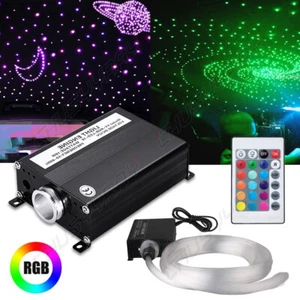 Luz de fibra óptica de estrella de techo interior de coche LED RGB 300X 12V - Foto 1 di 12