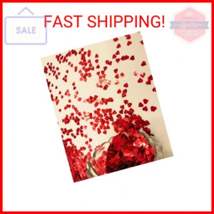 Confetti Hearts Shaped Confetti 5000Pcs Tiny Heart Confetti Red Confettifor Tabl - Picture 1 of 2