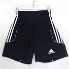 Adidas Climacool Athletic Shorts Youth Small S Black White Trim LOGO