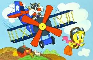 Looney Tunes Original Whitman Art  Puzzle Tray Hanken Production Cel Official - Picture 1 of 3