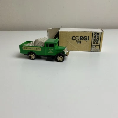 Vintage CORGI Morris Truck, Suttons Seeds branded with box - Image 1 of 4
