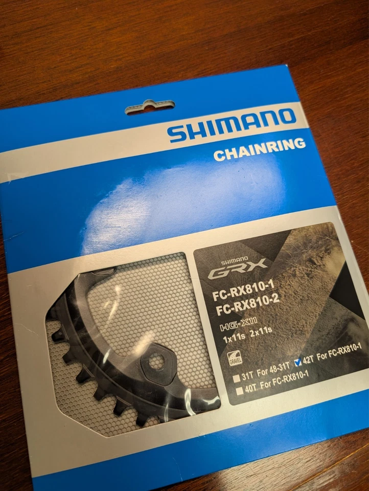 Shimano GRX FC-RX810 11 Speed 42T Chainring New - Image 1 of 1