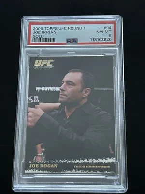 2009 TOPPS UFC РАУНД 1 ДЖО РОГАН ЗОЛОТО #94 PSA 8 РЕДКАЯ - Изображение 1 из 2