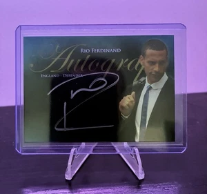 Futera 2013 World Football Unique Rio Ferdinand On Card Auto /55 - England - Bild 1 von 2
