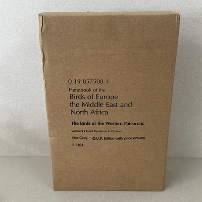 Handbook Birds Europe Middle East North Africa BWP Vol 5 OUP HB Boxed New (M) - Image 1 of 4