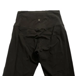 Lululemon Align Damen-Leggings hoher Bund volle Länge schwarz Größe 6 gestapelt! Gebraucht - Bild 1 von 8