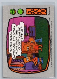 1990 Topps The Simpsons #46 Stand back, comrades! The smell alone from th - Picture 1 of 2