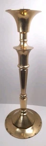 Vintage 20" Tall Brass Metal Candle Holder Hallmark Floor Or Table Top Heavy - Picture 1 of 8