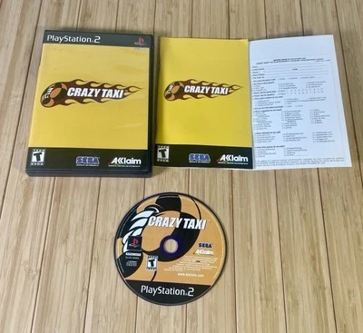 Crazy Taxi PlayStation 2 PS2 Video Game Complete CIB Sega Acclaim Tested - Image 1 of 4
