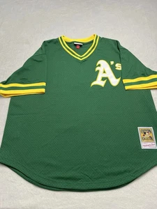 ¡NUEVO! Camiseta Reggie Jackson Athletics Mitchell & Ness Auténtica MLB 1987 2XL 52 - Imagen 1 de 7
