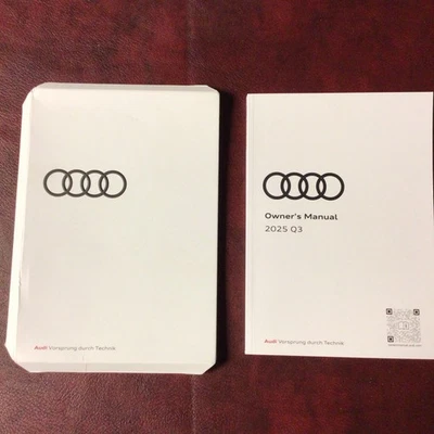2025 AUDI Q3 MANUAL DO PROPRIETÁRIO LIVRO GUIA ESTOJO TODOS OS MODELOS - Imagem 1 de 3