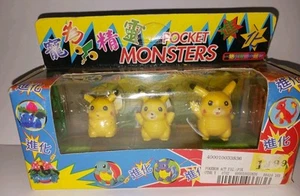 Vintage Pokémon Pikachu Pocket Monster Figurines With Playground #9978 - Picture 1 of 8