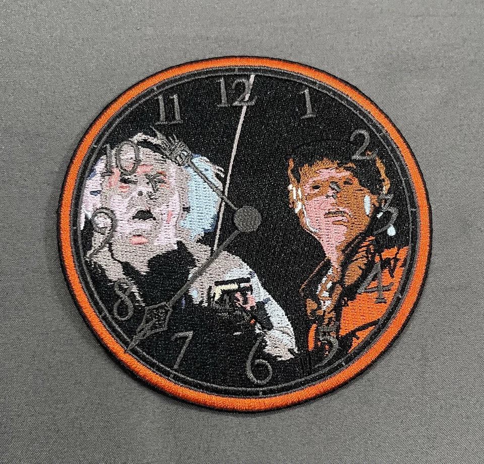 "Parche minimalista de 4"" Back to the Future Martie McFly & Doc Brown" Foto 1 de 1