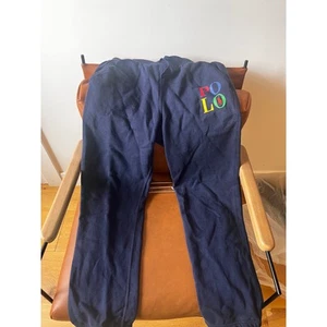 Great condition Boys Polo Ralph Lauren logo sweatpants joggers  L 14-16 - Picture 1 of 3