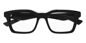Alexander McQueen AM0476O Eyeglasses Male Black 53mm New 100% Authentic - Picture 1 of 6