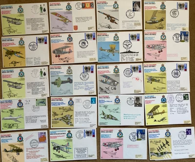 20 RAF Covers, All Flown With Info Cards - Royal Air Force Squadrons (Set Five) - Image 1 of 4
