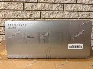 Teleobiettivo TTArtisan 500 mm F6.3 attacco Sony E messa a fuoco manuale full frame nero - Foto 1 di 5