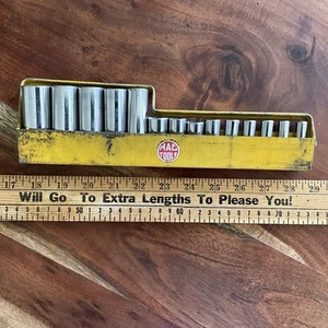 Rare MAC Tools 14 Piece XD6 3/8" Drive METRIC Deep Socket Set 6mm Thru 19mm - Picture 1 of 6