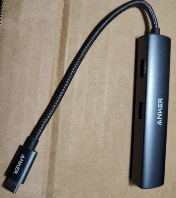 Anker 533 A8338 USB C Hub Adapter, 5-in-1 USB C Adapter with 4K USB C to HDMI - Image 1 of 3