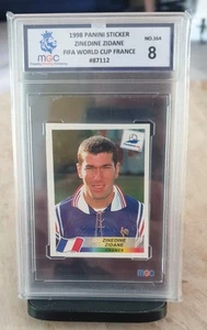Panini 1998 France World Cup - Zinedine Zidane Sticker - France 🇫🇷 MGC 10! - Picture 1 of 2
