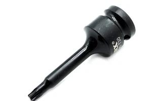 TMAX T-30 3" Long Black Impact Torx Socket Bit 1/2 Inch Square Drive Auto Tool - Picture 1 of 2