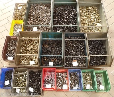 Sechskant Muttern Kronenmutter M8 M10 M12 M14 M16 M18 M20  x1 x1,5 x2,0 Stahl VA - Bild 1 von 2