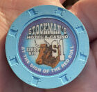Stockmans Hotel & Casino Gaming $1 Chip pokerowy Elko Nevada
