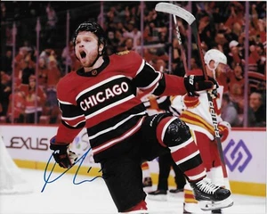 Autographed Chicago Blackhawks Max Domi 8x10 Photo Original - Picture 1 of 2