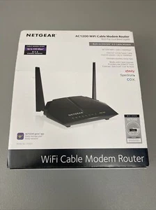 NETGEAR C6220 AC1200 Dual-Band WiFi Cable Modem Router - Picture 1 of 5