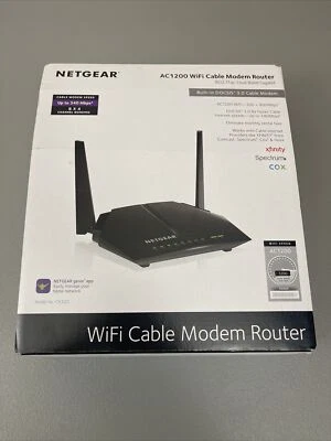 NETGEAR C6220 AC1200 Dual-Band WiFi Cable Modem Router  - Image 1 of 4