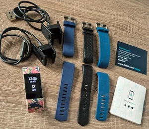 *** FITBIT Charge 2, Display NAGELNEU, Gr. -S-, 4 Armbänder, 2 Ladekabel, top - Bild 1 von 5