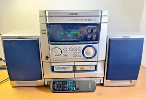 Aiwa NSX-SZ10 DIGITAL AUDIO SYSTEM Hifi Japan Retro X2 Speakers - part working - Picture 1 of 16